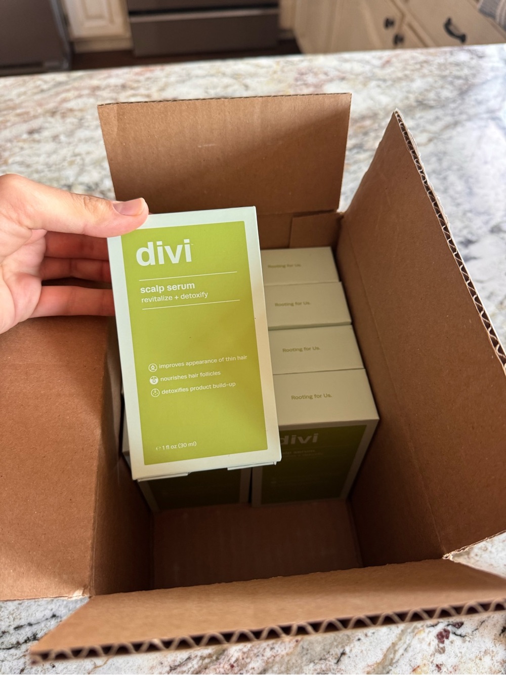 9 Bottles of Divi Hair Serum
